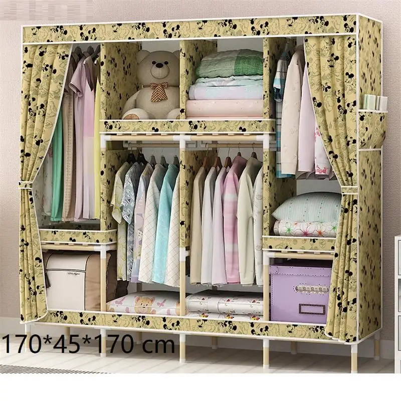 Одаси мобиля армадио Ropa Penderie Armario Ropero Moveis Para Каса комод для Mueble шкаф спальня мебель гардероб - Цвет: MODEL W