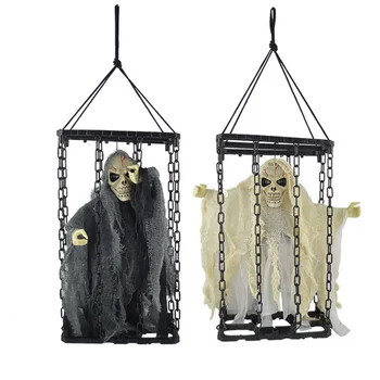 

Ghost Called and Shaking Cage For Halloween Party Bar Hanging Decorations