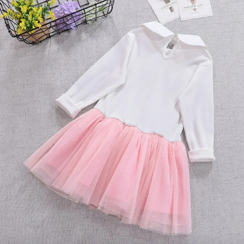 Весенне-осенние детские комплекты для девочек, юбка принцессы, хлопковый костюм из трех предметов, Детские комплекты, кардиган, свитер