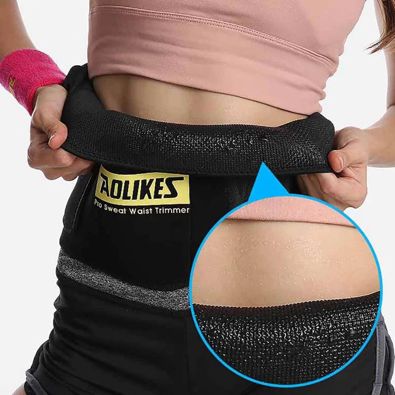 New Waist Support Belt With Pocket, Adjustable Thermal Sweating Lumbar Warmer Protection Trainer Wrap
