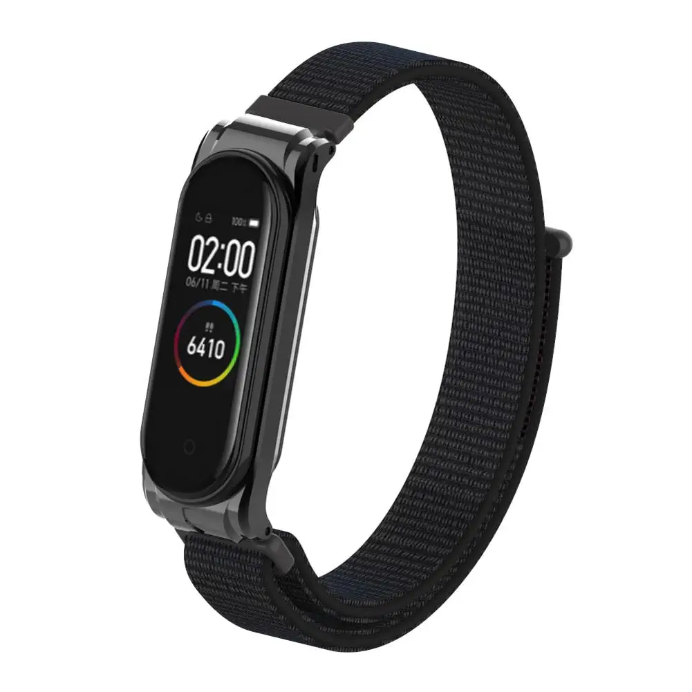Ремешок для часов Xiaomi Mi Band 3 4 сменный нейлоновый браслет|Смарт-аксессуары| |