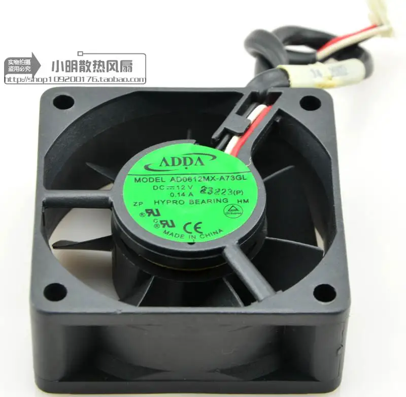 AD0612MX-A73GL 6 см 12V 0.14A 6025 6 см/защиты электродвигателя Вентилятор охлаждения