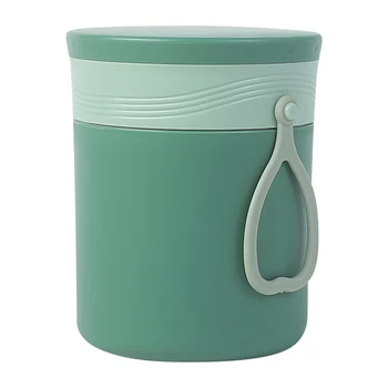 

Container Vacuum Insulated Stainless Steel Office Leak Proof With Folding Spoon Lunch Box Breakfast Food Jar School Portable