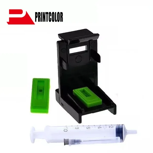 Ink Refill Cartridge Clip Rubber Pads Syringe Tool Kit Clamp For HP 46 64 67 305 124 124XL 305XL 67XL 805XL 62XL 303XL
