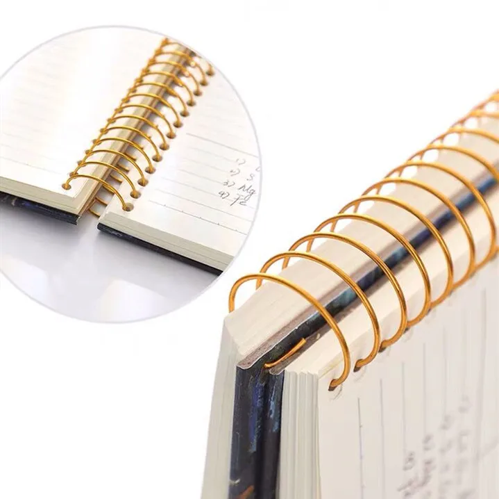 Folhas Engrossadas do Vintage Van Gogh Agenda Agenda Agenda Agenda Agenda Diário Estudo Mensal Trabalho Bloco de Notas Agenda Papelaria Escolar Novo 150 - Imagem 3