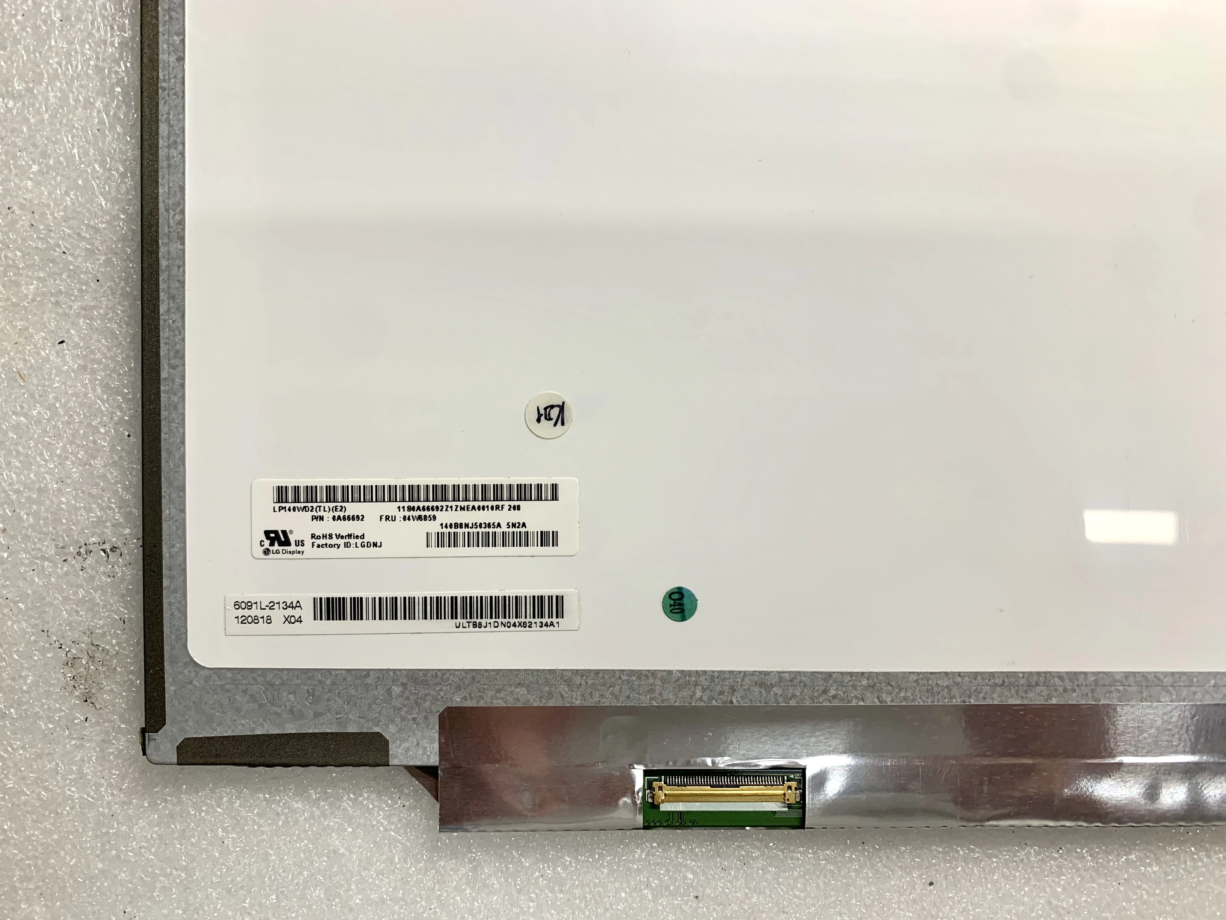  14 ġ Ʈ  lcdscreen LP140WD2-TLE2 LP140WD2 TL- E2 FRU:04X1756  Thinkpad X1 ź г 1600*900