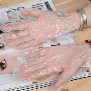 

100PCS/Set Food Plastic Gloves Disposable Gloves for Restaurant Kitchen BBQ Eco-friendly Food Gloves Fruit Vegetable Gloves