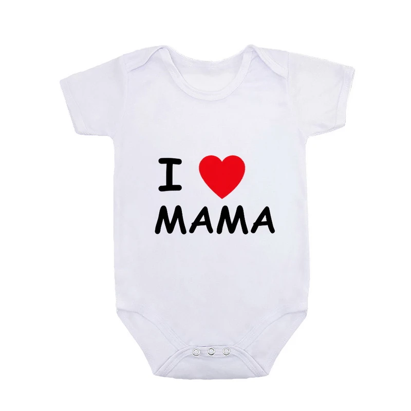 Baby Bodysuits cheap Baby Boys Girls Romper Cotton Long Sleeve Letter Print I Love Mom & Dad Jumpsuit Infant Clothing Autumn Newborn Baby ClothesSummer Newborn Infant Baby Clothes I Love Mom & Dad Cute Toddler Jumpsuits Boys Girls Long/Short Sleeve Cotton Bodysuits Outfits Baby Bodysuits for boy Baby Rompers