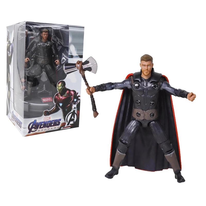 Супергерой Marvel Человек паук капитан танос Халк Железный человек фигурка куклы