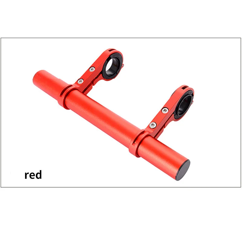 20cm red Электрический скутер удлинитель руля стойки для Xiaomi M365 скутер Ninebot Es1 Es2 скейтборд двойной держатель аксессуары - Цвет: 20cm red