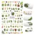 2021The New 3D Nail Sticker cute cartoon stickers for nail Foil Flowers Design Nails Accessories Fashion Manicure Sticker