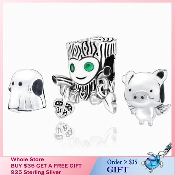 

New Arrival 925 Sterling Silver Beads,Best Friends Heart & Key Charms fit Original Pandora Bracelets Women DIY Jewelry