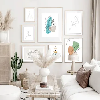 

Line Poster Abstract Canvas Painting Scandinavian Wall Art Print Nordic Modern Picture For Living Room On The Wall Home Decor