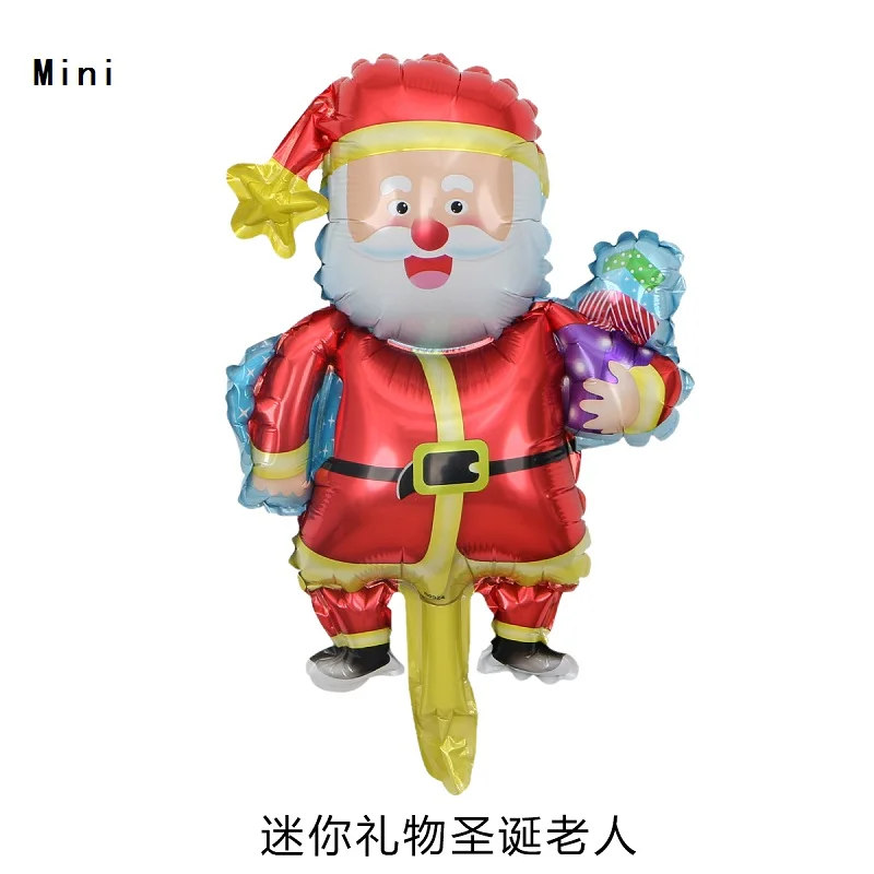 10 шт. мини Рождественский шар Снеговик Санта Клаус колокольчики Рождественские елки год декоративный шар рождественские вечерние принадлежности детские игрушки