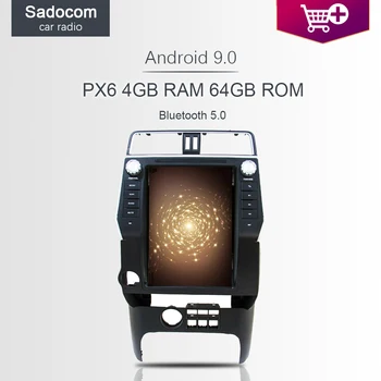 

PX6 Tesla 1080P 12.1" Android 9.0 For Toyota Pardo 2018-2020 BT 5.0 IPS Car DVD Player 4GB Car Radio Multimedia GPS autoradio