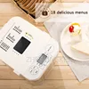 220V Home Bread Machine Fully Automatic Knead Dough Fermentation Intelligent Pork Floss Small Multifunction Breakfast Machine 6