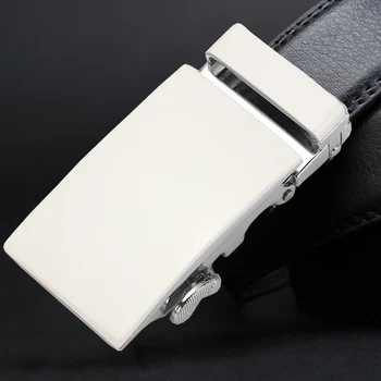 

2020 Men Belt Male Genuine Leather Belt Strap Belts for Men Top Quality Automatic Buckle Black Belts Cummerbunds Cinturon Hombre