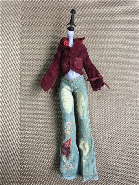 Doll Clothing Set Fashion Casual Wear Handmade Clothes Outfit Doll