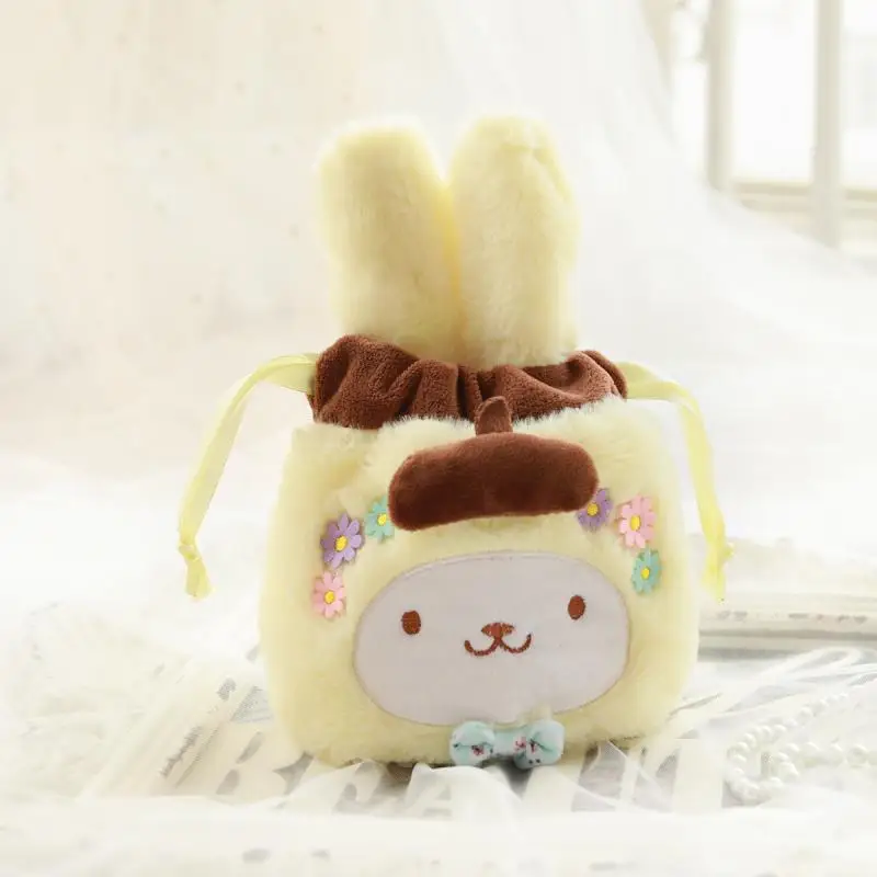 Медведь Даффи Stellalou Sanrio, Hello Kitty с рисунками из мультфильма «My Melody Cinnamoroll персонажи Little Twin Stars косметичка Сумка для хранения на шнурке сумки-косметички