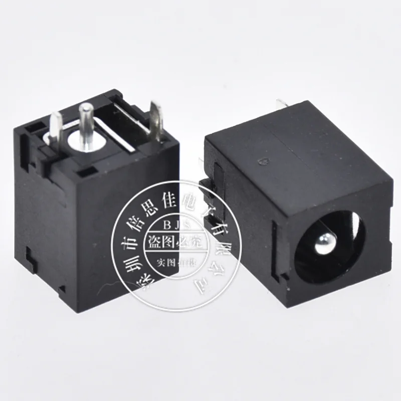 DC power socket DC-051A female 5.5*2.1 180 degree vertical | Обустройство дома