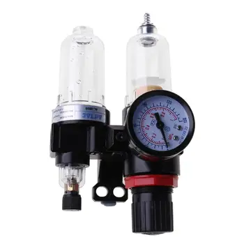 

1Set G1/4'' In line Air Compressor Filter Regulator Gauge Trap Oil Water 1.0MPa