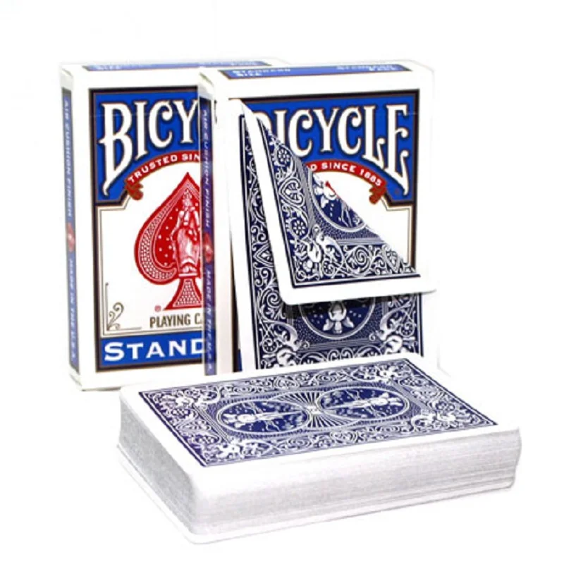 Bicycle Double Blue/Red Back No Face Playing Cards Gaff Deck Poker Special Props Close Up Magic Tricks for Magician