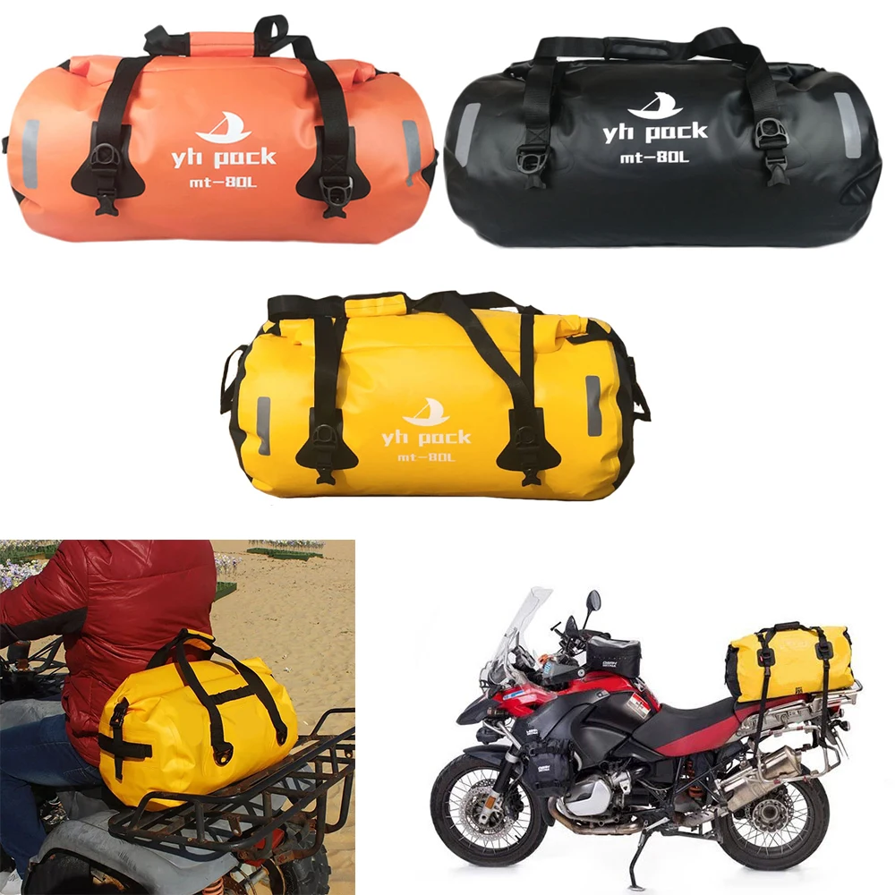 40L/80L Motorcycle Waterproof Tail Bags 