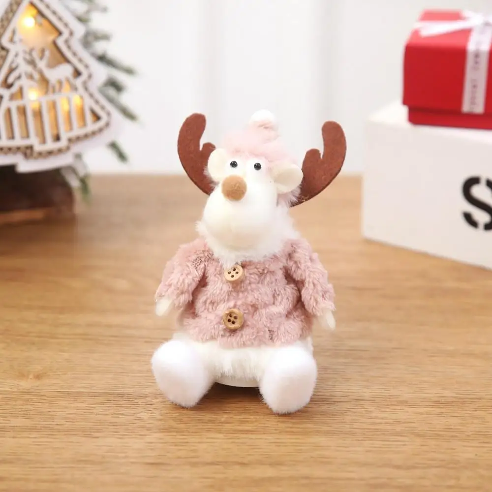 B-Cute Angel Doll Girl Ski Pendant Christmas Tree Decoration for Home Wooden Christmas Tree Ornament Xmas Gift for Kids - Цвет: 003