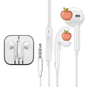 

3.5mm Plug Wired Control In-ear Sports Earphones Lightning Earpiece Stereo with Mic Earphone For iPhone 7 8 Plus X XS MAX XR