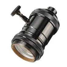 Античный винтажный Металлический Алюминиевый E27/26 светильник, аксессуары, патрон для лампы