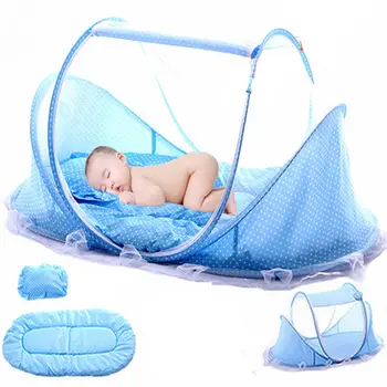 Baby Bedding Crib Netting Folding Baby Mosquito Nets 1