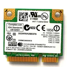 300 м ноутбук Wlan Сетевой адаптер для Intel беспроводной-N 1000 112BNHMW 300 Мбит/с Wifi Половина мини-карта pci-e для Asus Acer Dell
