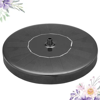 

1PC Solar Powered Fountain Anti Blocking Fountain Pump Floating Water Fountain Movable Solar Power Fountain Multi-purpose Solar