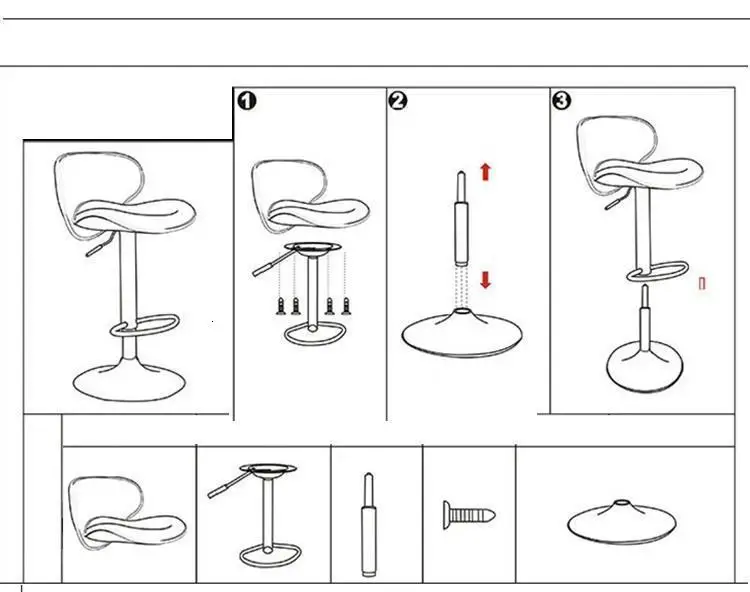 Банкета Todos Tipos Sandalyesi Barkrukken Comptoir Sedia Sgabello Hokery кожа Cadeira Silla Tabouret De Moderne барный стул