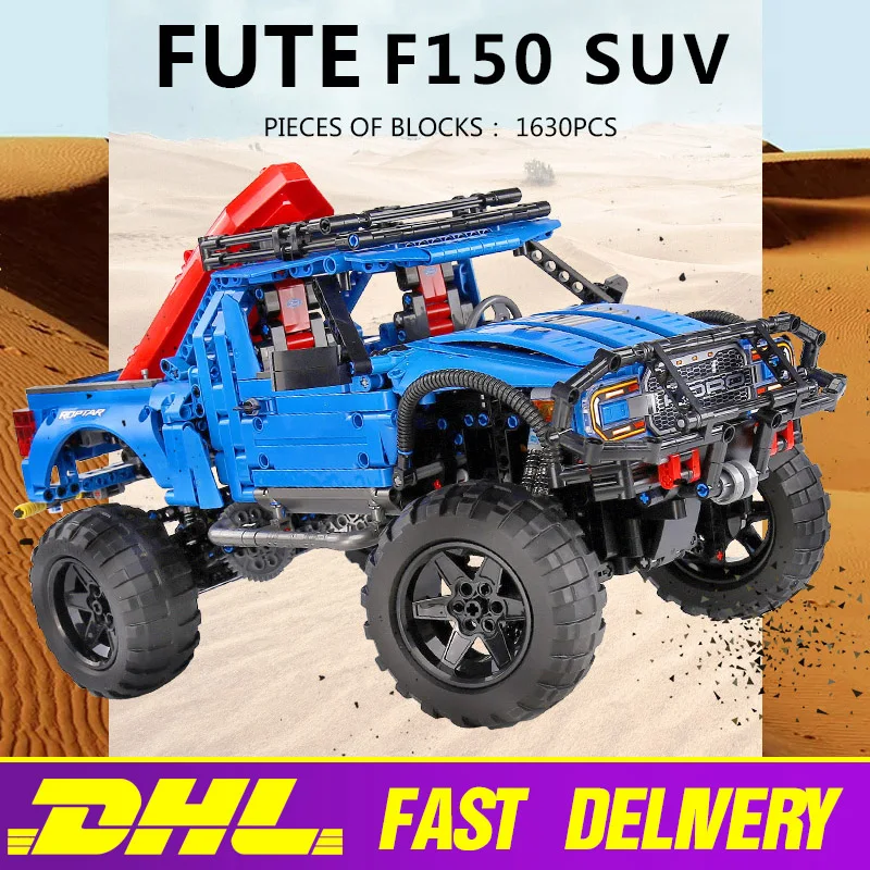 Technic серии Новый F-150 Raptor модель машины пикап строительные блоки набор совместим с