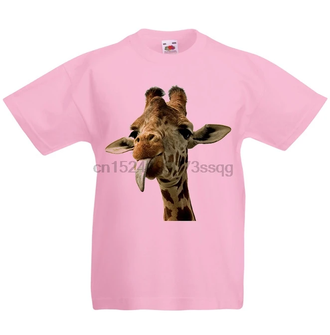 Giraffe Kid's T-Shirt Children Boys Girls Unisex Top 
