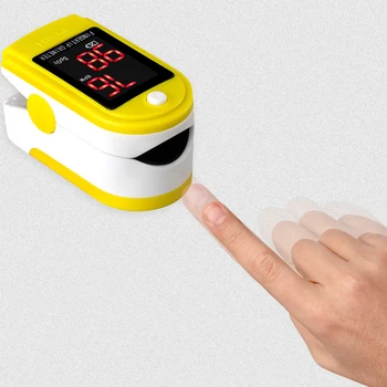 

Digital Oximeter Fingertip Pulse Pulse Oximeter Finger Pulse Blood Oxygen Monitor SpO2 O2 Pulse and Heart Rate Measuring