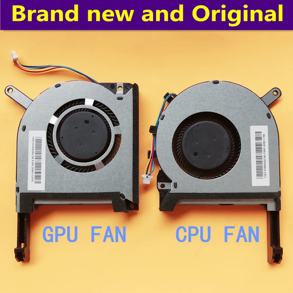 2-PC Laptop Cooling Fan Set For ASUS TUF FX505 FX705 - CPU GPU Replacement Fans
