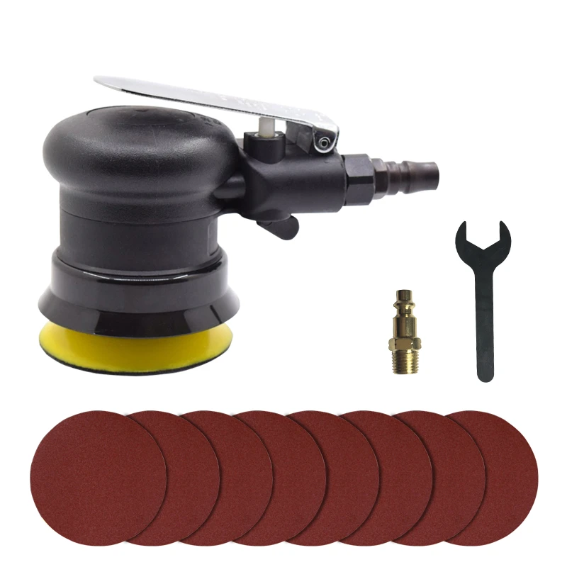 Mini Air Palm Random Orbital Sander 3 Inch Pneumatic Car Polisher