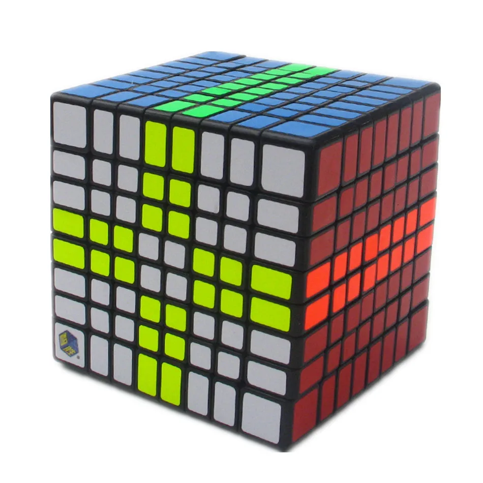 YUXIN ZhiSheng HuangLong 8x8x8 волшебный куб v-куб 8 профессиональных игрушек-пазлов