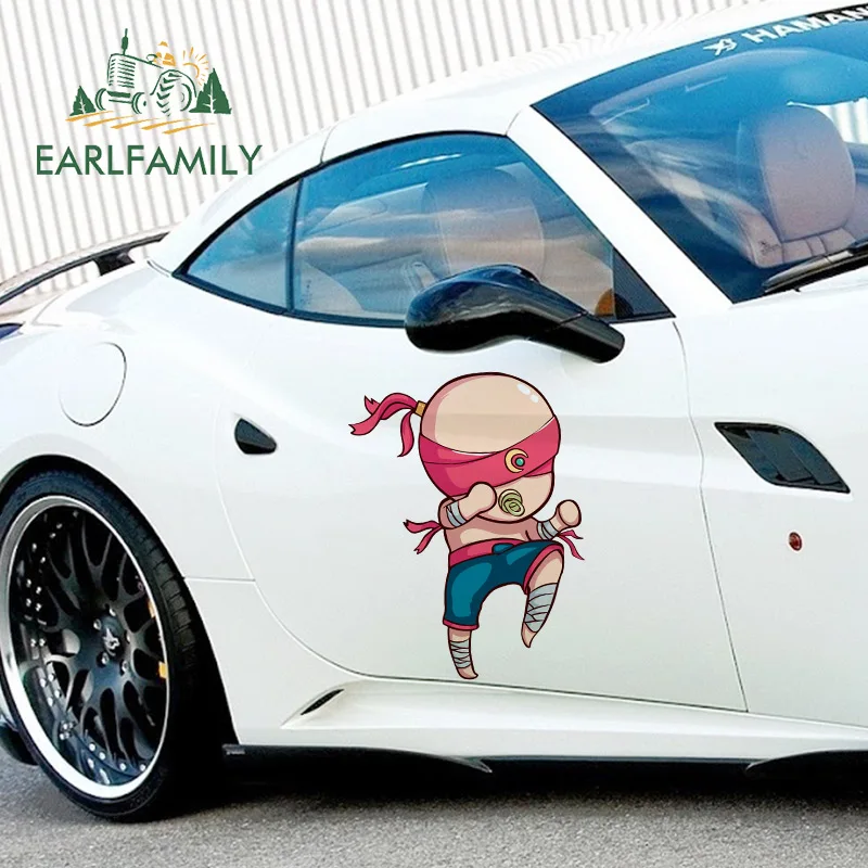 EARLFAMILY 43 см x 34 3 мультяшная ли Sin наклейки для автомобиля JDM наклейка
