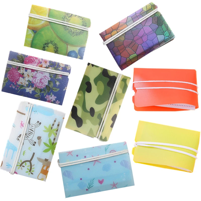 2/5/10PCS Dustproof Mask Folder Container Foldable Face Masks Folder Clip Safe Pollution Disposable Storage Case Box Organizer