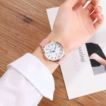 

Women Watch Fashion Simple Ladies Watch Top Sale Female Clock Casual Leather Band Quartz Wristwatch reloj mujer relogio feminino