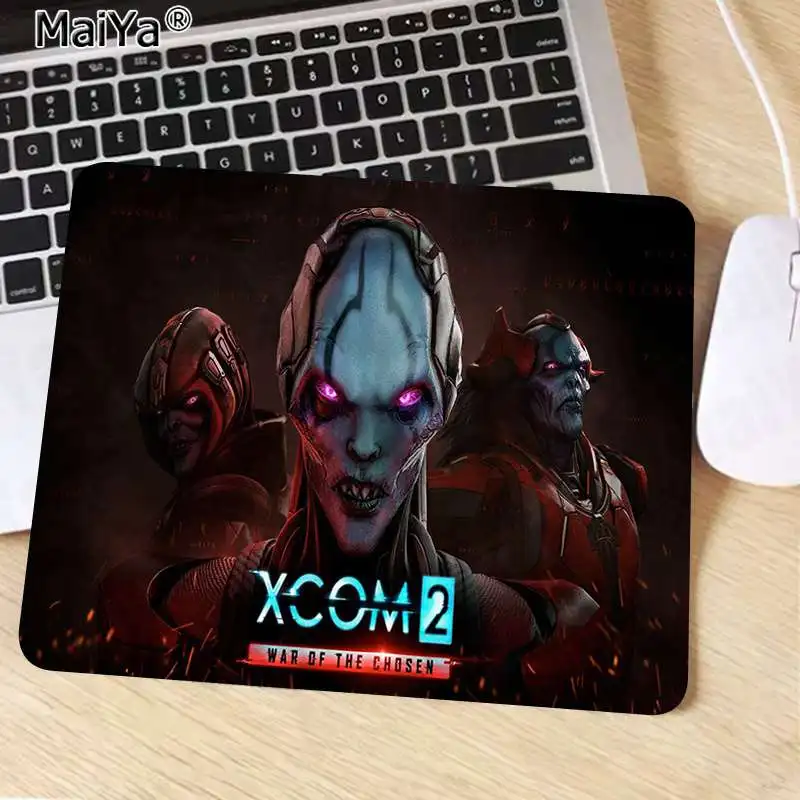 MaiYa персонализированный крутой модный коврик для мыши XCOM для ноутбука, компьютера, гладкий коврик для письма, настольные компьютеры, коврик для игровой мыши - Цвет: No Lock Edge25x29cm