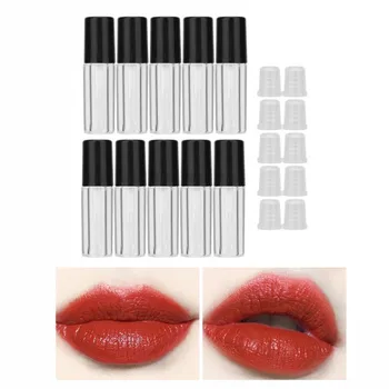 

10Pcs/Set 1.5Ml Empty Lip Gloss Tubes Lip Balm Tube Lipstick Cosmetic for Castor Oil DIY Mascara Container Set Make Up Tools
