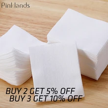 100 шт./лот, салфетки для удаления ногтей, Безворсовая салфетка для маникюра, Гель-лак, хлопковая бумага, тонкая для лица, губ, инструмент для дизайна ногтей, аксессуары