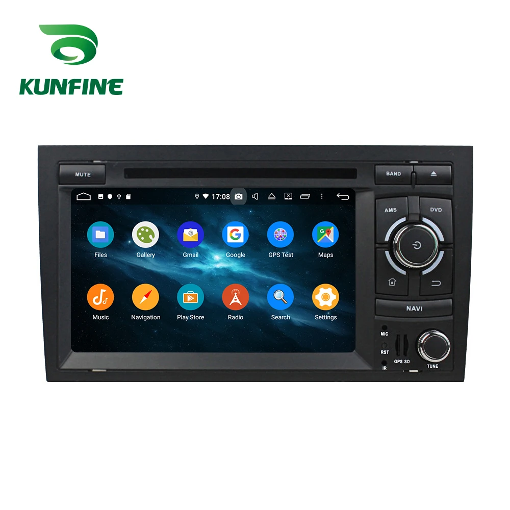 Android 9,0 Восьмиядерный 4 Гб ОЗУ 64 Гб ПЗУ автомобильный DVD gps мультимедийный плеер стерео для Audi A4 2002-2008 радио головное устройство wifi 3g
