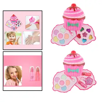 

Princess Makeup Children's Cosmetic Toy Set Girls Makeup Training Kids Birthday Gift Play House Cosmetics Pretend Play Toys Gift