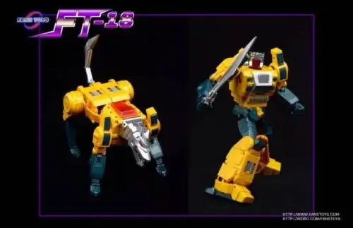 FansToys FT-18 волчанка трансформация вентиляторы игрушки FT18 волчанка G1 MP Новинка