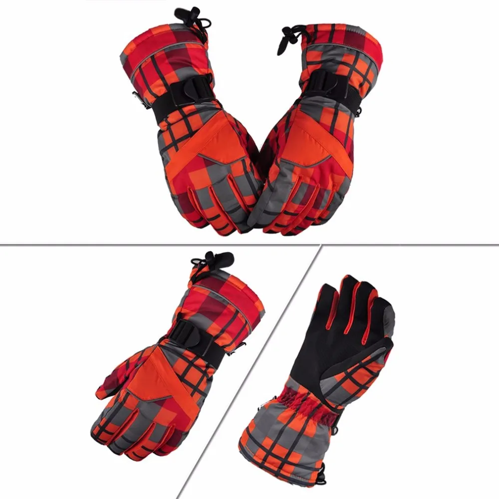 Feiyu Men Women Waterproof Windproof Ski Gloves Winter Warm Thick Glove Outdoor Sports Riding Skating Skiing Accessories